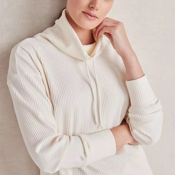 Haven Well Within Velour Ribbed Funnel Neck Pullover small - Picture 8 of 8